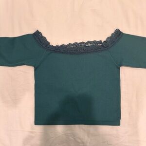 URBAN OUTFITTERS OUT FROM UNDER off the shoulder long sleeve